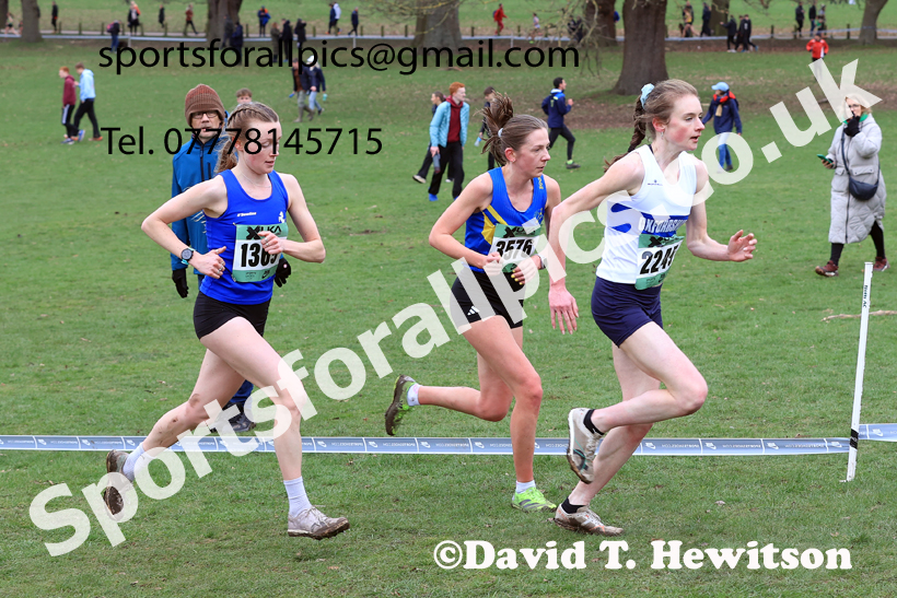 Senior Womens 2026 UK CAU Inter Counties Cross Country, Wollaton Park, Nottingham. Photo: David T. Hewitson/Sports for All Pics
